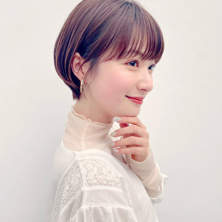 マッシュショート ブラウンベージュ ショートボブ ショートヘア Lora Garden Garden ショート ベージュ 雲林院 優 Hair