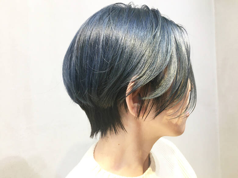 ショートヘア アッシュグレージュ ハンサムショート ミントアッシュ Com Pass Com Pass 太一 Hair