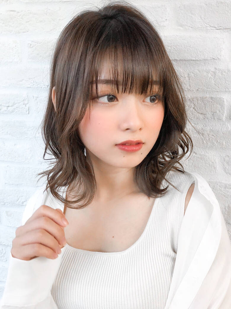 オフィス フェミニン アンニュイほつれヘア くびれカール Agnos 青山 アグノス 佐藤 侑哉 Hair