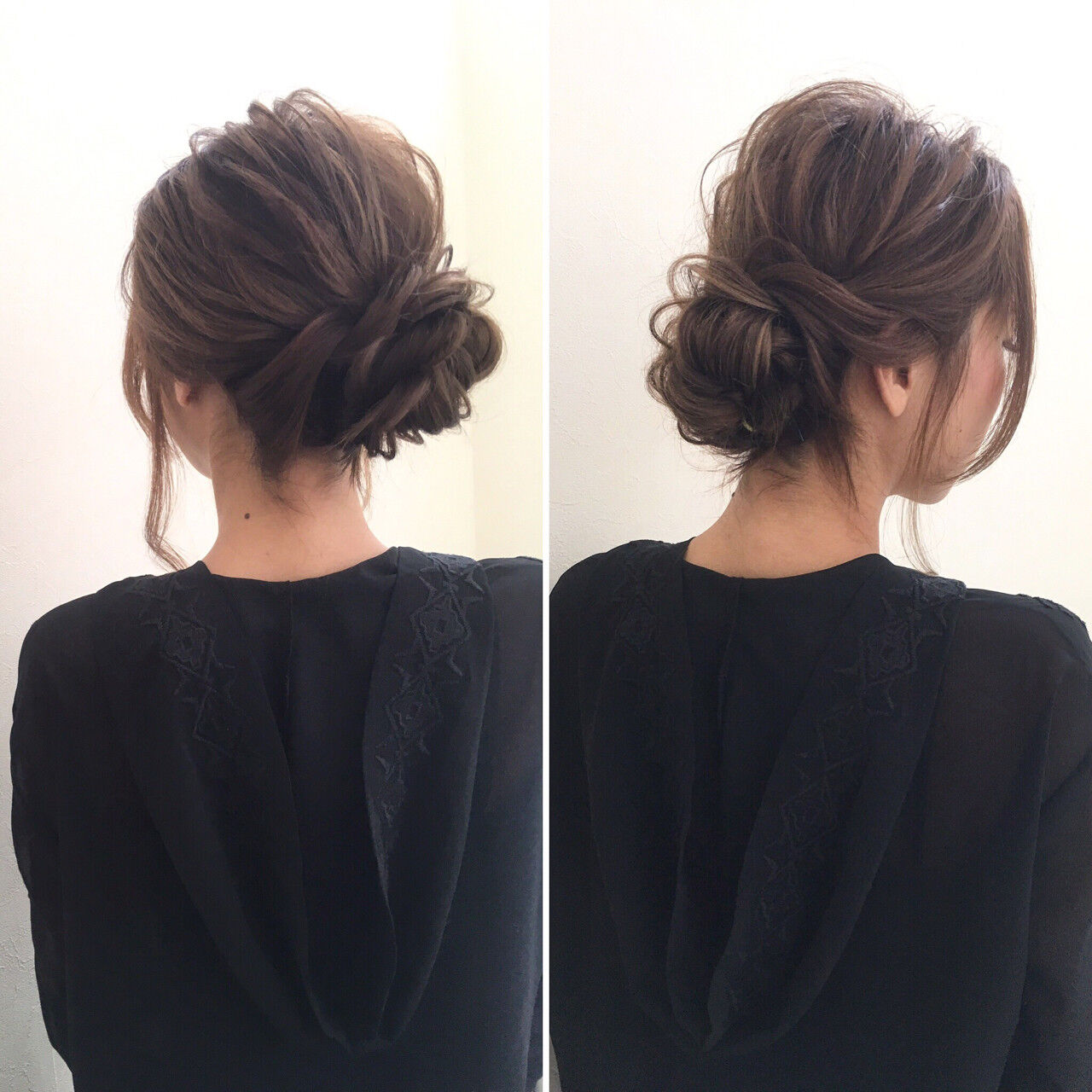 髪型 ロング まとめ髪