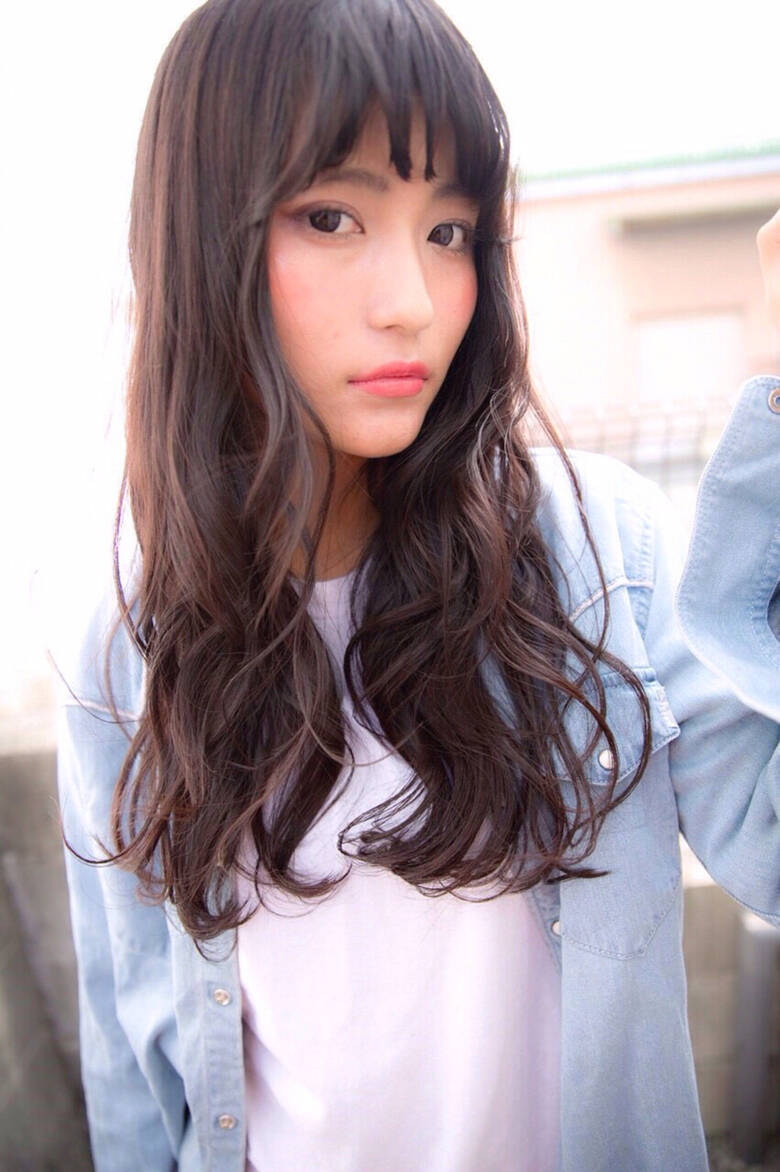 外国人風 ロング ゆるふわ ストリート 大西菜南子 Hair