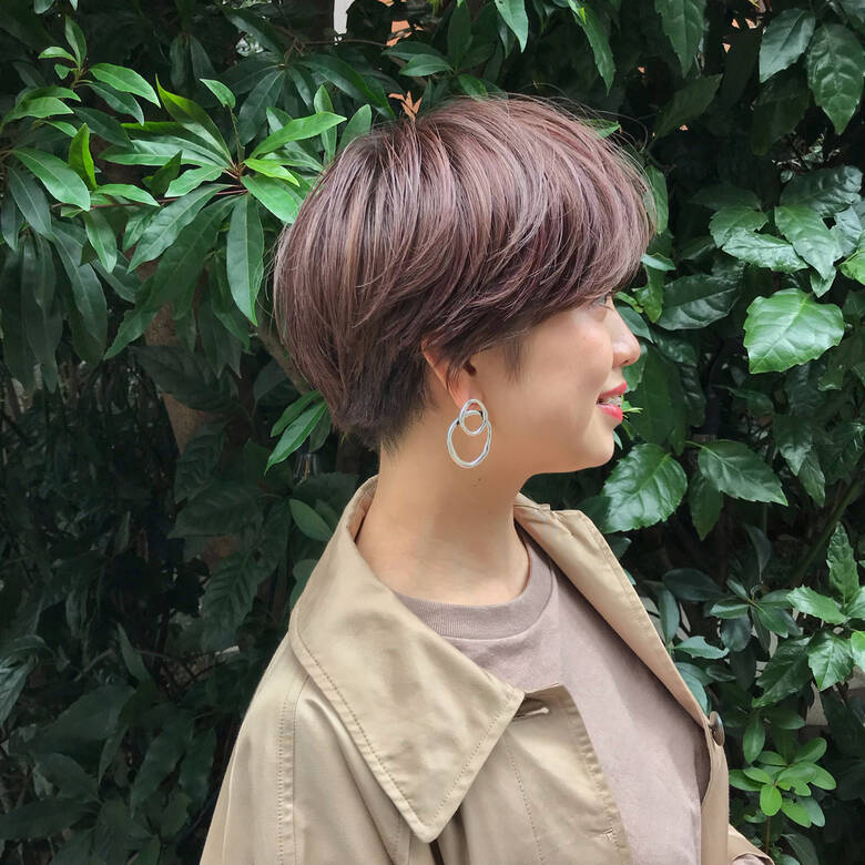 フェミニン ショートボブ ヘアアレンジ 大人カジュアル Go Today 福岡天神店 Haruna Hair