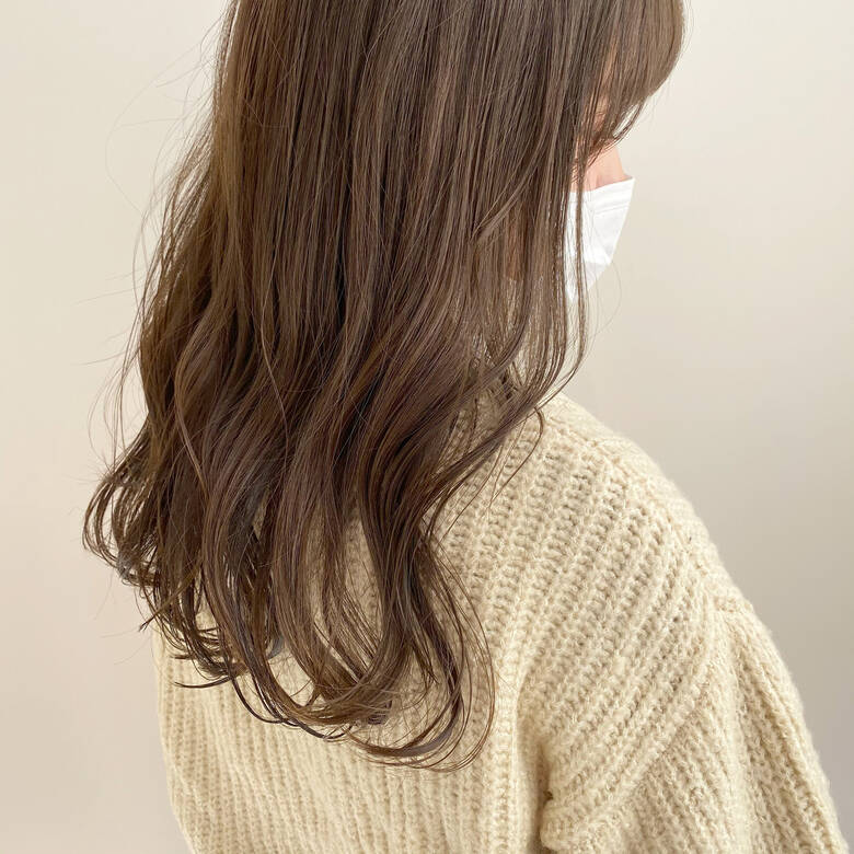 モカブラウン ブリーチなし ナチュラル シアーベージュ Dyplus 表参道 堀切 瑚花 Hair