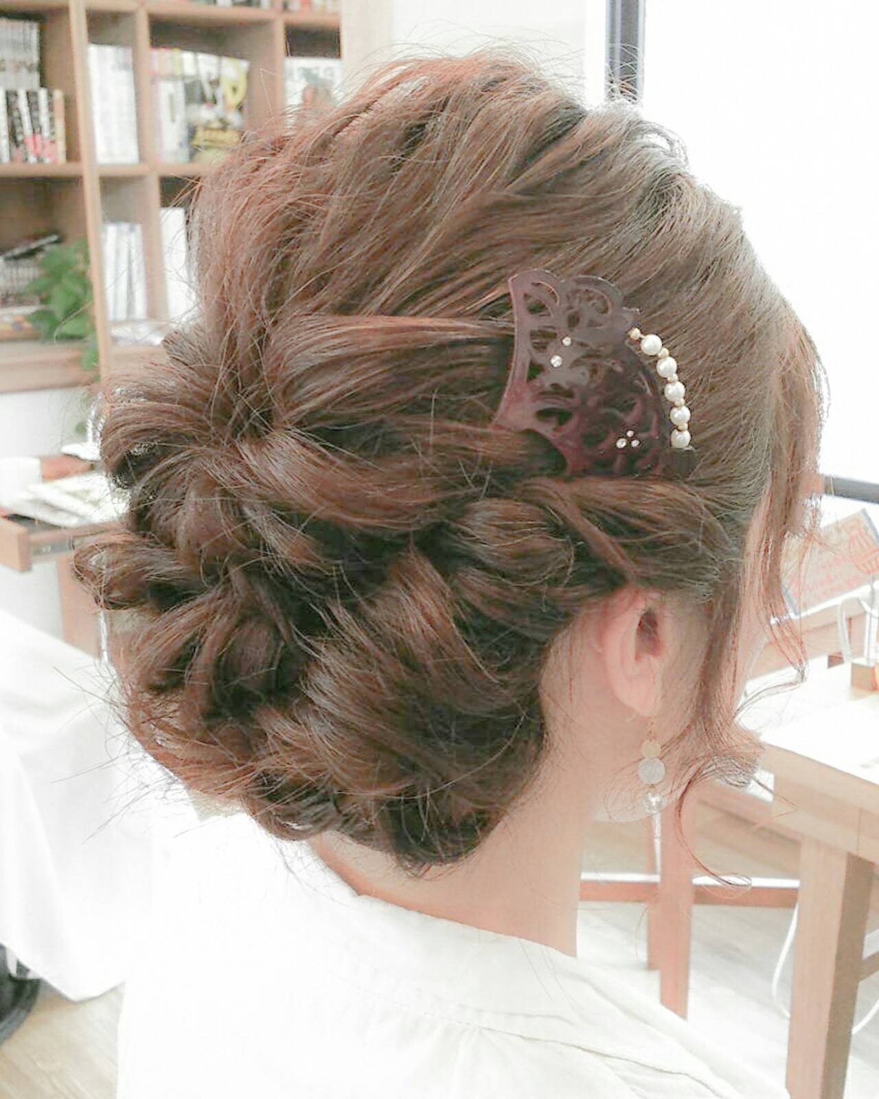 受付 髪型 アレンジ