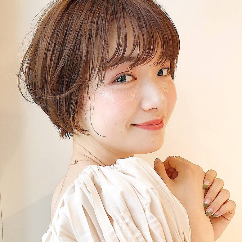 デート ショートボブ モテボブ ショート Athreem Eri Hair