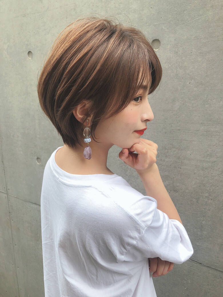 ナチュラル ショート ショートボブ ショートヘア Lond Damaskrose 島本 涼雅 Hair