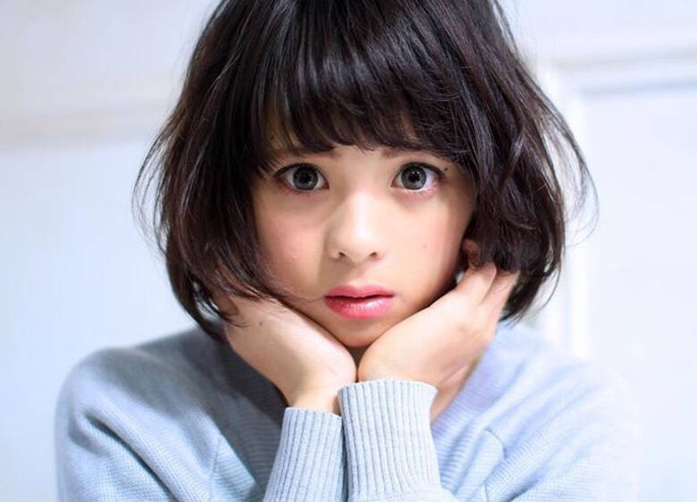 レイヤーカット 暗髪 大人かわいい 黒髪 ゆうひ Hair