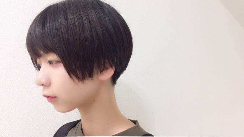 ナチュラル 暗髪 ショート 刈り上げ Irodori Hair Design Taniguchi Yukiko Hair