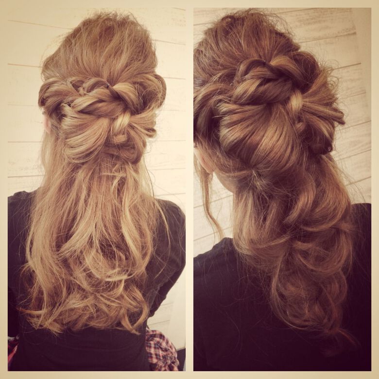 編み込み ヘアアレンジ コンサバ パーティ Vicushair 田渕 英和 Vicushair Hair