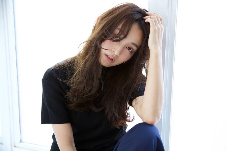 ロング 前髪あり アッシュ パーマ Ash 東戸塚 木村 直継 Hair