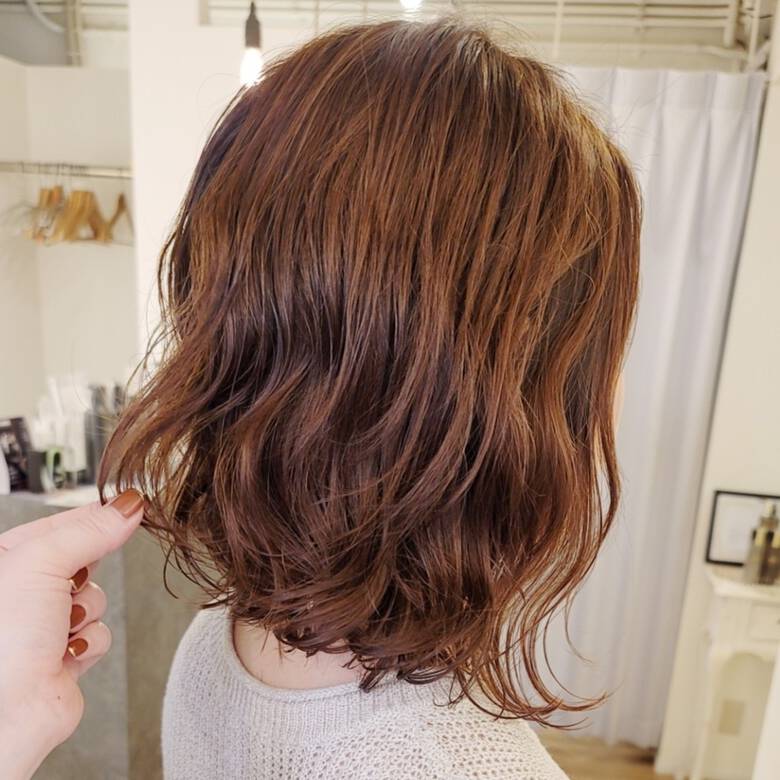 ミディアム 前下がりヘア ふわふわ デジタルパーマ Avant Naoko Miura 大阪 心斎橋 Avant Hair ミディアム 前下がりヘア ふわふわ デジタルパーマ Avant Naoko Miura 大阪 心斎橋 Avant Hair
