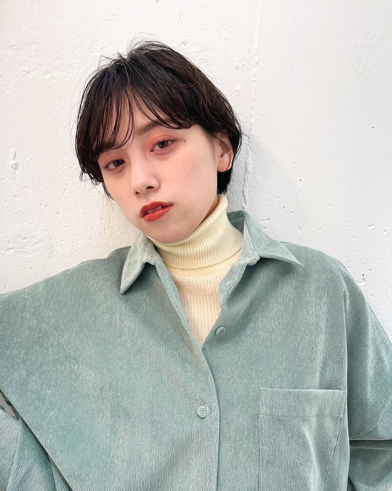 ショートパーマ ショート 前髪パーマ ショートボブ Nohka ノーカ 代官山 ショート ヘアカタログ Nohka 下村直也 Hair