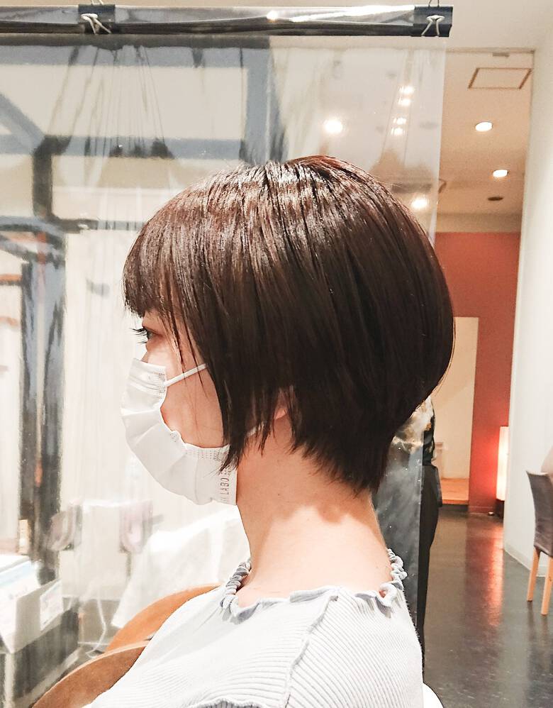 ナチュラル ショート ショートボブ 40代 Hair Make Bis イオンモール八幡東店 古野 靖知 Hair