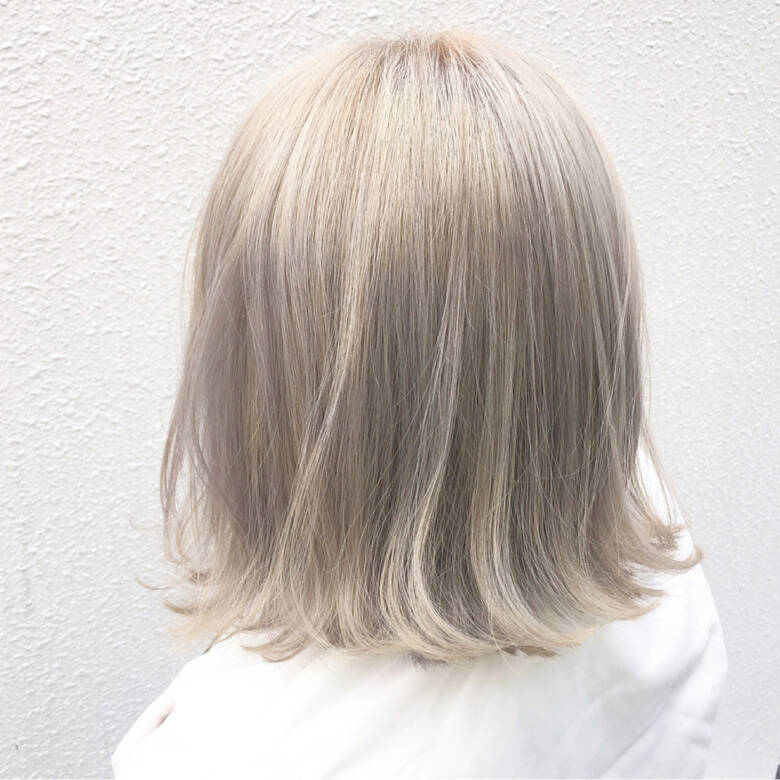 ハイトーン ボブ ストリート ダブルカラー Lafamilia イッシキ ケンタ Hair