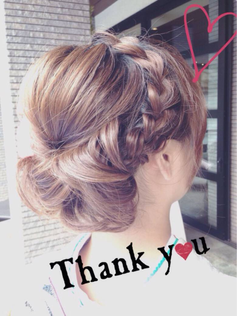 成人式 着物 ヘアアレンジ コンサバ S O L Glitter 石原 翔子 118 Hair