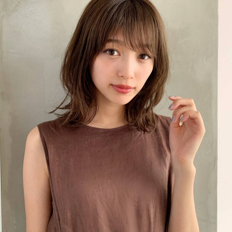 ゆるふわ 透明感 ミディアム 大人女子 Anna Lanna 中尾 寿揮 Hair