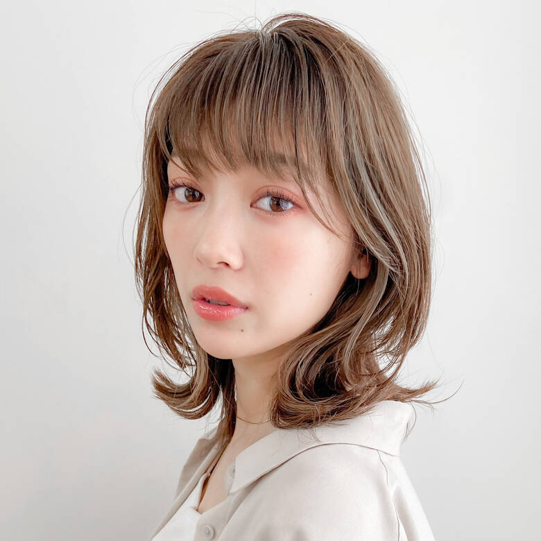 デジタルパーマ ゆるふわパーマ オフィス ミディアム Dyplus 表参道 鈴木シュウヘイ Dyplus 表参道 6601 Hair