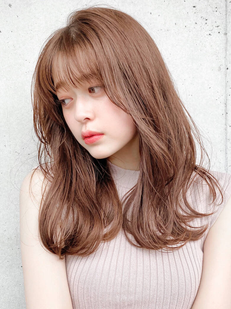 デート モテ髪 ミディアム ミディアムレイヤー Agnos青山 平野 七海 Agnos青山 Hair