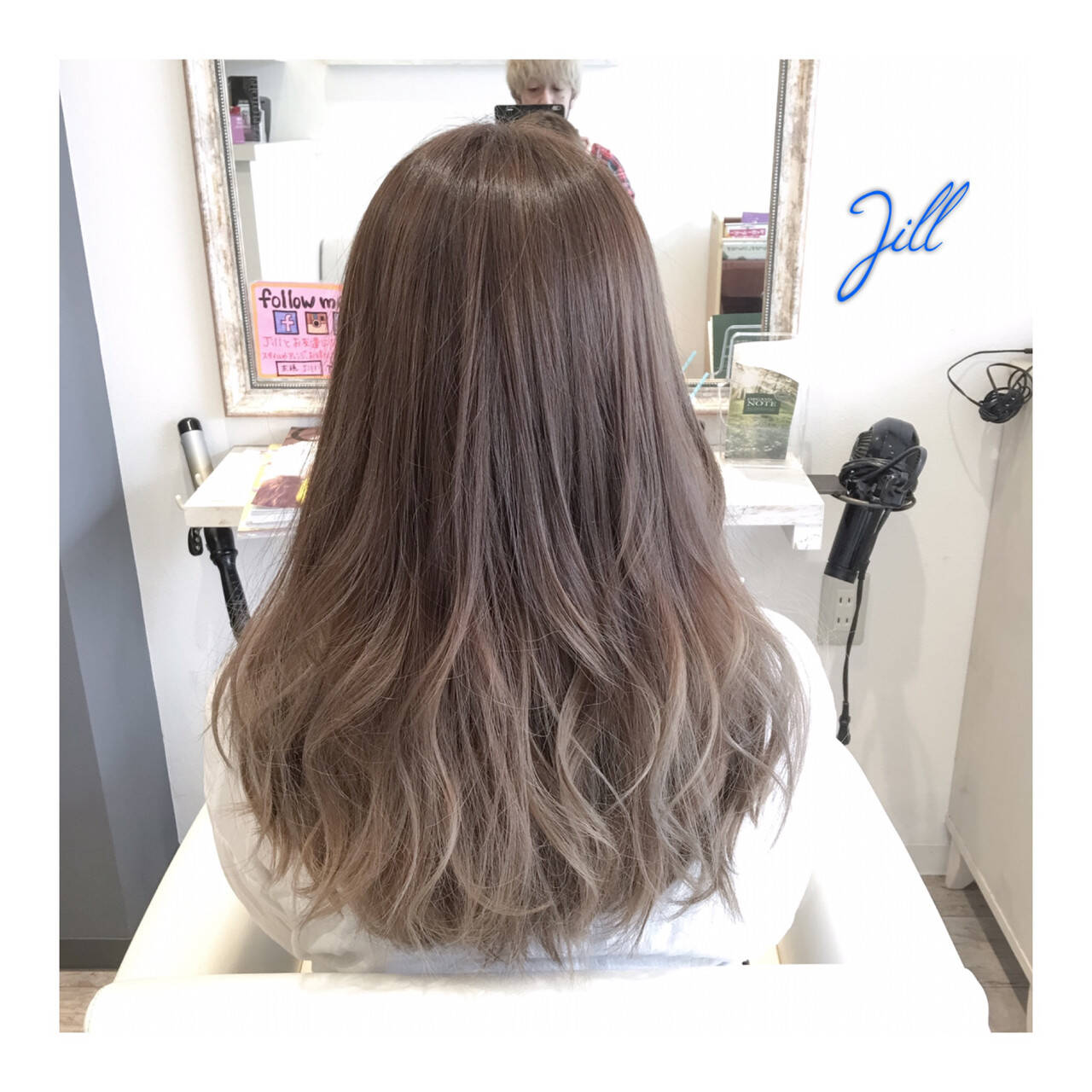 セミロング グラデーションカラー ナチュラル アッシュグレージュ×Hair Design Jill×花房 佑典 / Jill×173438【HAIR】