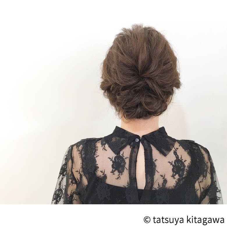 ゆるふわ アップスタイル フェミニン 外国人風 Clarity 京都駅前本店 Tatsuya Kitagawa Hair