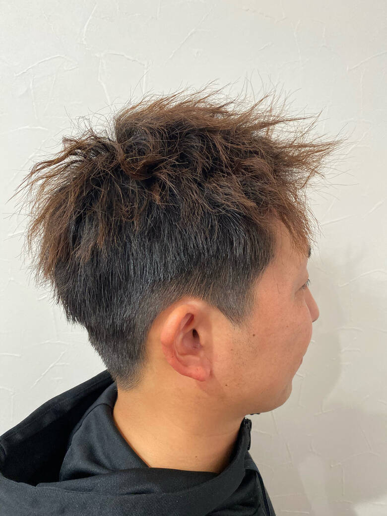 メンズカット メンズヘア ショート ガーリー Aime 薄毛改善師エイ Hair