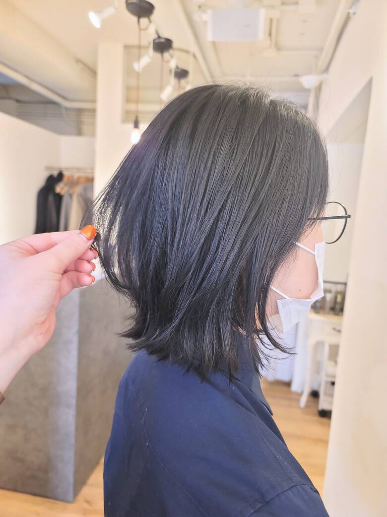 縮毛矯正 切りっぱなしボブ ナチュラル ボブ Avant Naoko Miura 大阪 心斎橋 Avant Hair 縮毛矯正 切りっぱなしボブ ナチュラル ボブ Avant Naoko Miura 大阪 心斎橋 Avant Hair