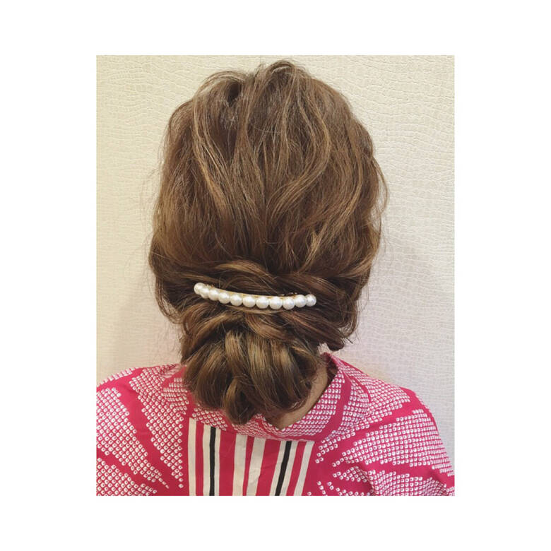夏 大人かわいい ヘアアレンジ お祭り Hair Make Laule A Aoi 2253 Hair
