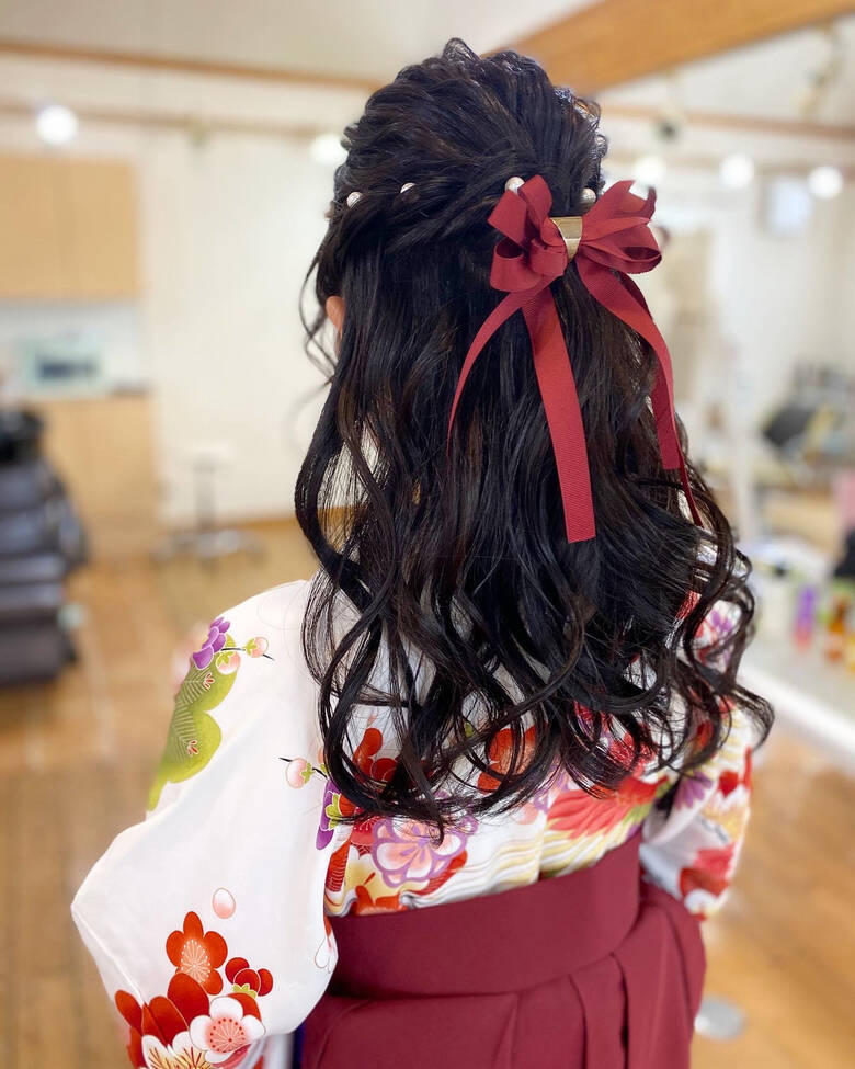 ナチュラル ハーフアップ 成人式 丸顔 Hair Salon Will 荒木ひろか 66 Hair ナチュラル ハーフアップ 成人式 丸顔 Hair Salon Will 荒木ひろか 66 Hair