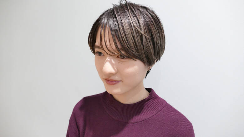 前髪 ミルクティーベージュ ローライト 前髪あり Heaka Aveda 渋谷parco 宮本優太 Hair