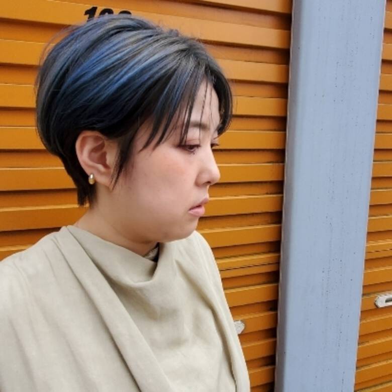 ナチュラル ハンサムショート ショート シースルーバング Onest八柱 溝口 洋平 Hair