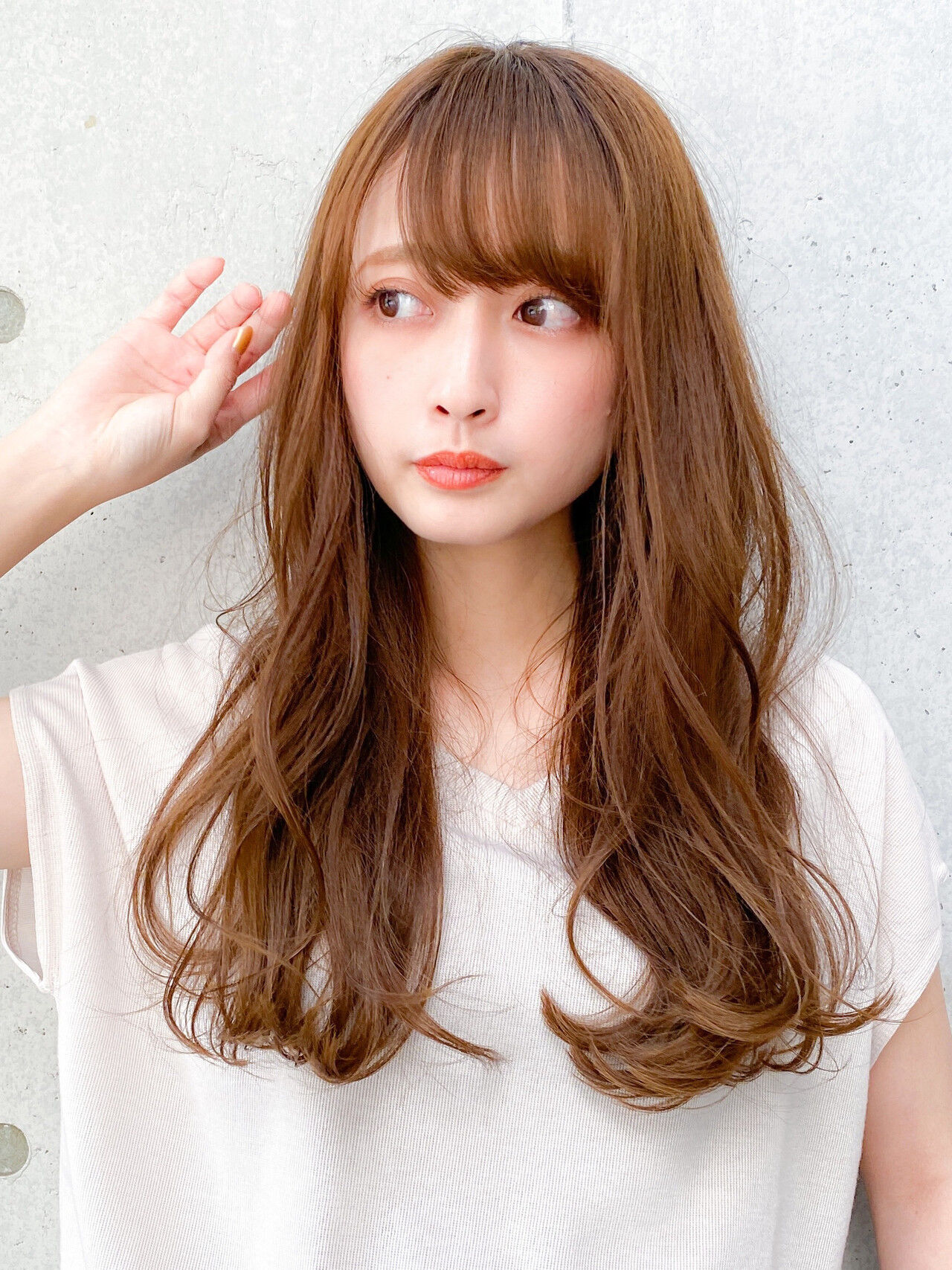 髪型 ロング レイヤーカット