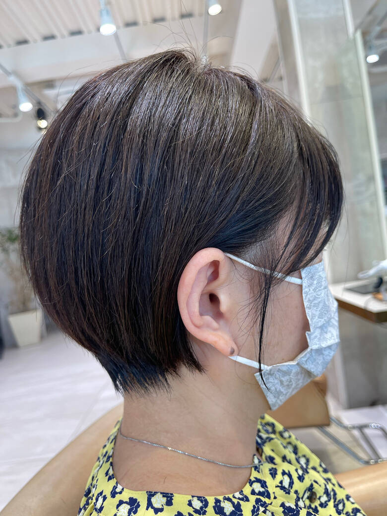 コンパクトショート ショートヘア ナチュラル 耳掛けショート Stories表参道 西村 公孝 Hair