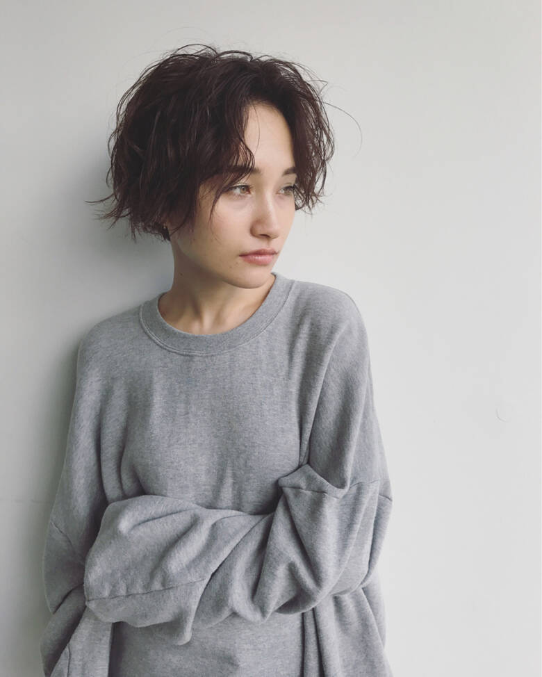 外国人風 透明感 ショート アンニュイ Log 馬橋達佳 Hair 外国人風 透明感 ショート アンニュイ Log 馬橋達佳 Hair