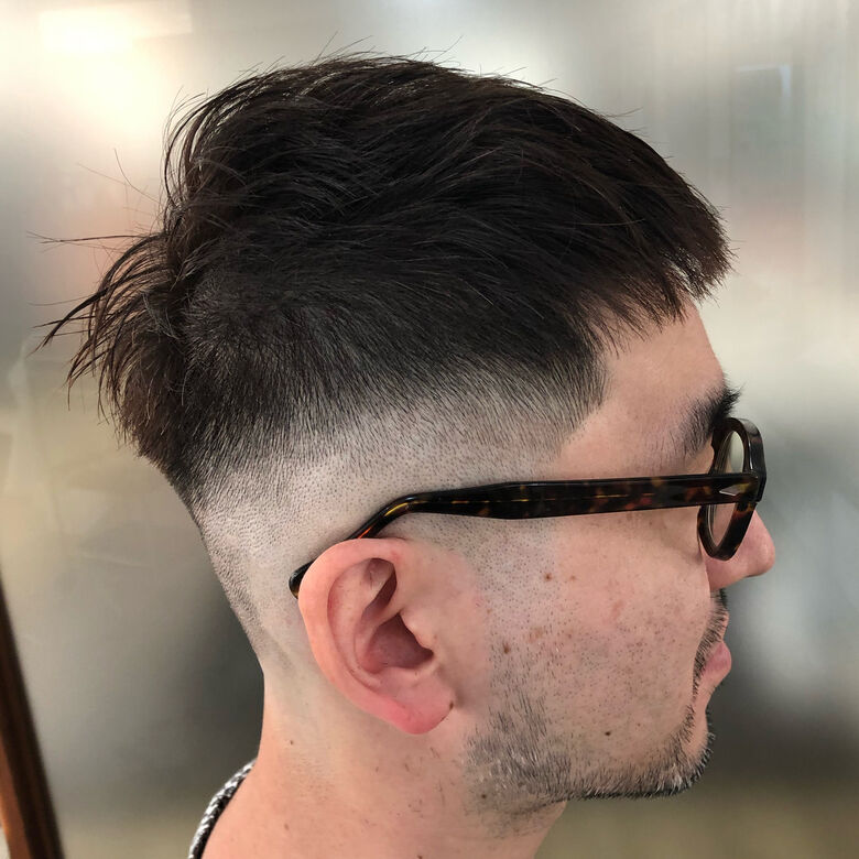 メンズショート スキンフェード ショート ストリート 金子 一海 Hair