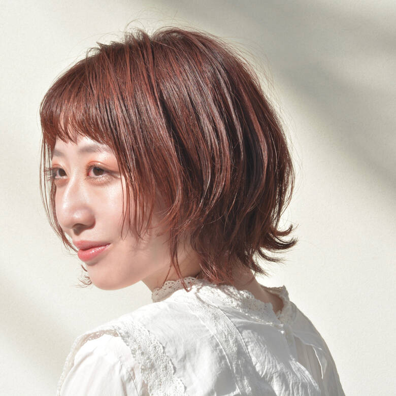 ボブ ピンク 大人かわいい ウルフカット Dulce Oro イシカワ トモミ Hair