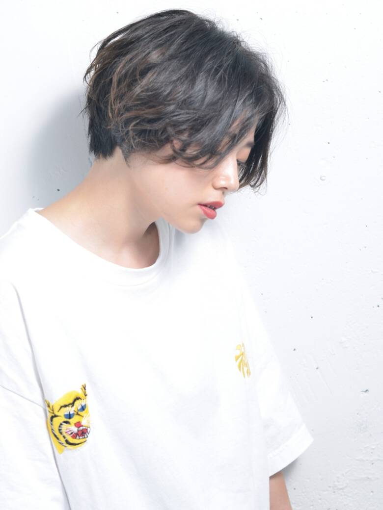 無造作 ショート ボブ マッシュ Clear Of Hair 栄南店 挟間 直人 Hair