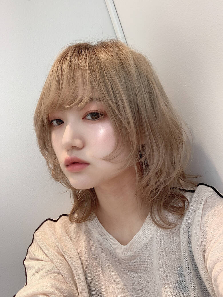 ミディアムレイヤー ストリート マッシュウルフ ミディアム Euphoria ﾕｰﾌｫﾘｱ 池袋東口駅前店 小野寺くるみ Hair