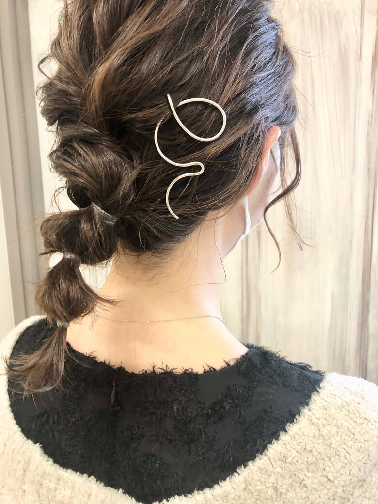 編み込み 簡単ヘアアレンジ ヘアアレンジ 結婚式ヘアアレンジ Kotona 稲見麻利子 Hair