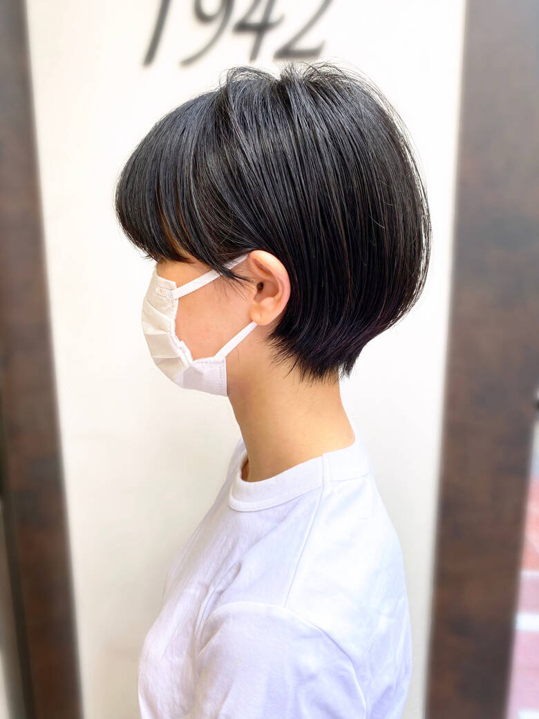 ショート ナチュラル ショートボブ 簡単スタイリング モリオフロムロンドン 池袋店 日平 海 Hair