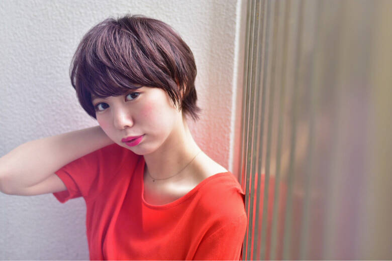 ベリーショート ベージュ ショート ピンク Kchiara カワノナオト 福岡美容師 2131 Hair