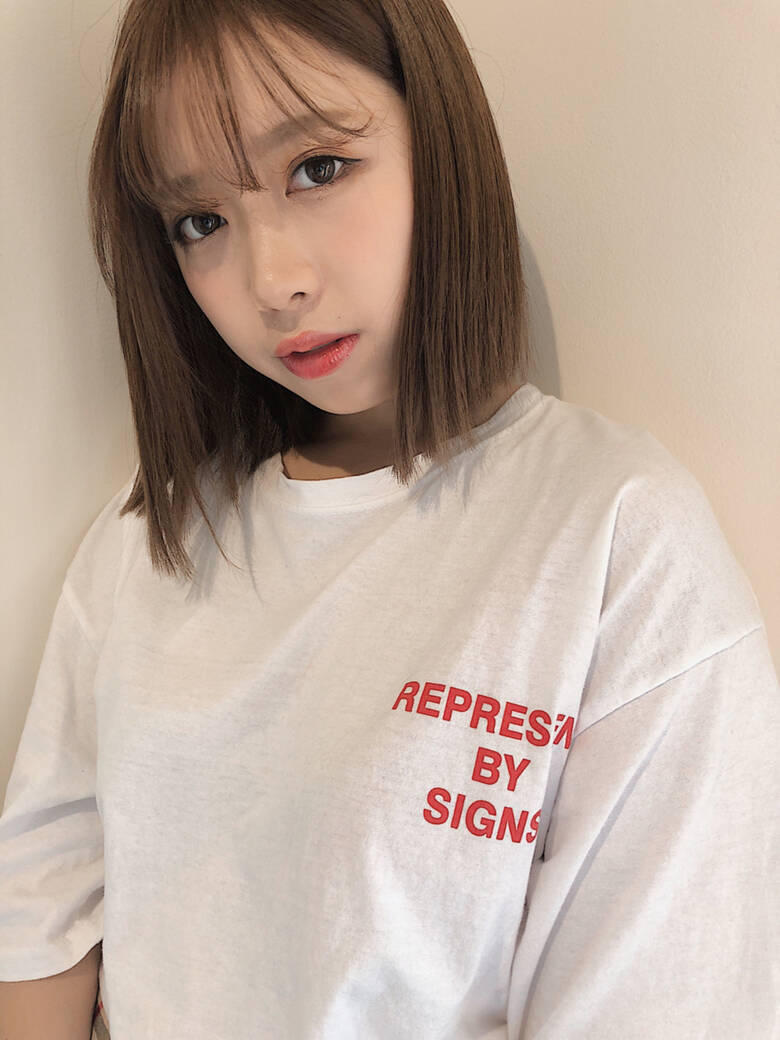 ナチュラル 切りっぱなし 透明感 おフェロ Clockless 米山拓弥 Hair