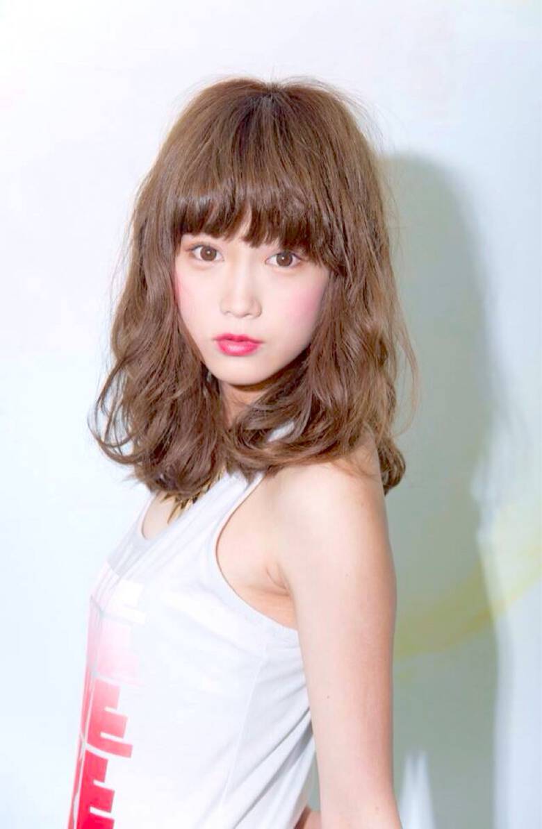 大人かわいい ゆるふわ ミディアム 外国人風 中川 美優 Hair
