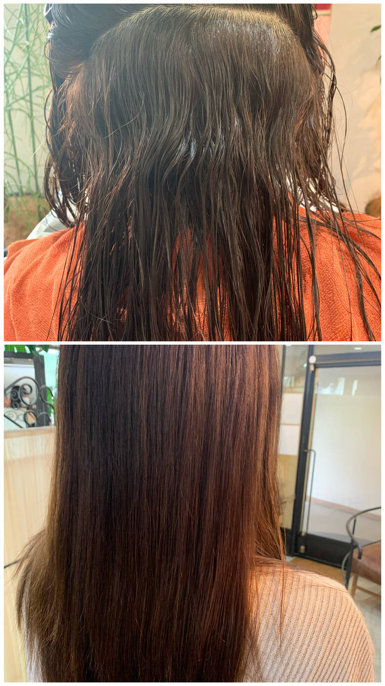 ロング 縮毛矯正 ストレート ストレートロング Dekujn ジェクイン 角戸 りお Hair