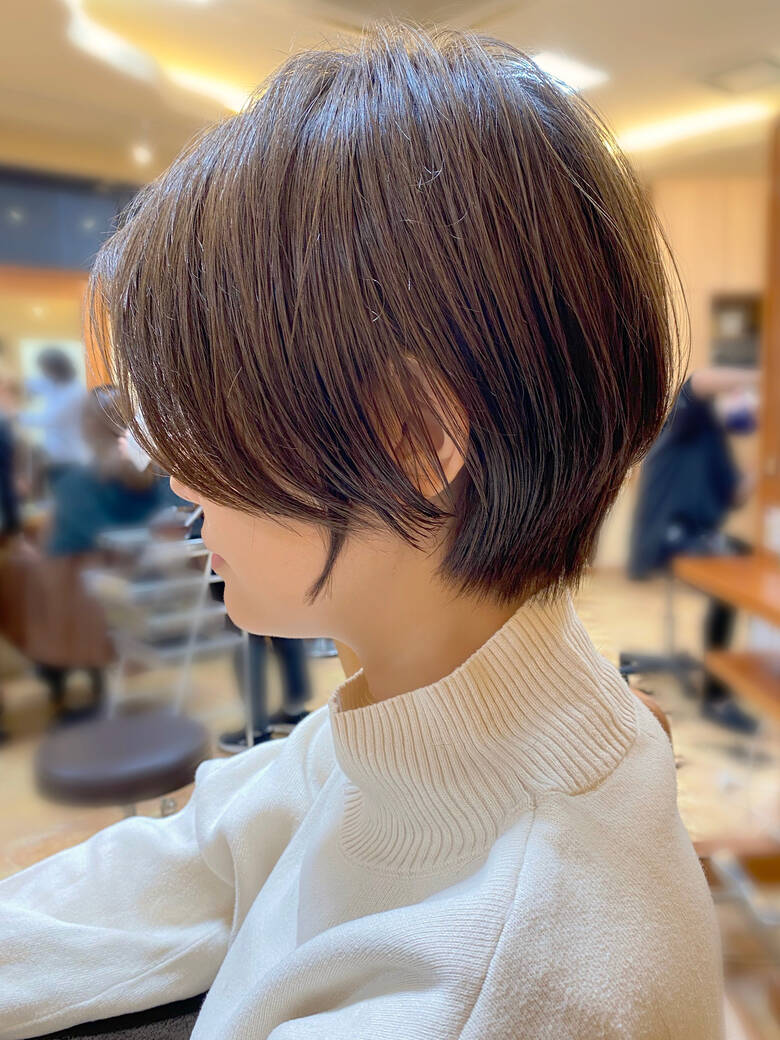 黒髪 代 簡単スタイリング 卵型 モリオフロムロンドン 池袋店 日平 海 6508 Hair