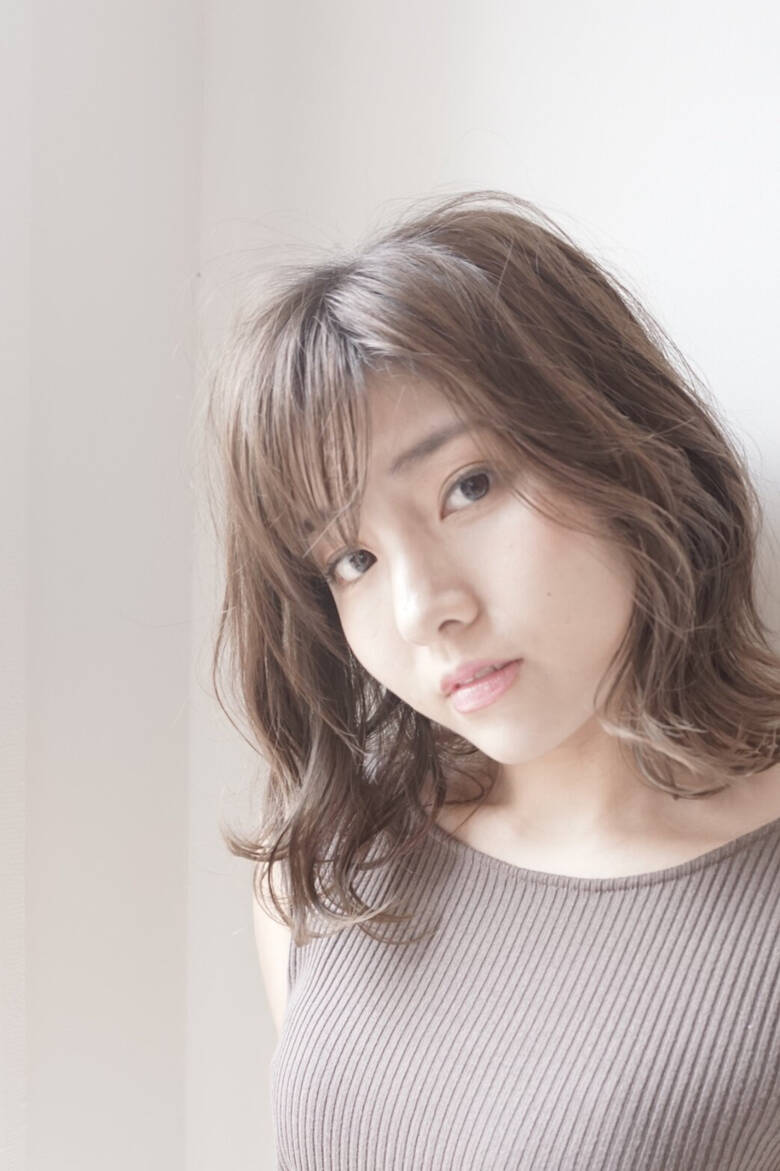 ウルフカット 外人ヘア デート ナチュラル 水谷朱里 Hair