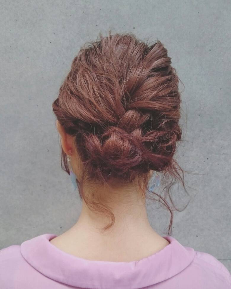 ゆるふわ 波ウェーブ ヘアアレンジ ショート Fresca Hair Make まりえ 1404 Hair