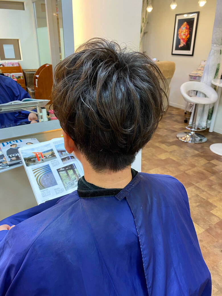 メンズカット メンズスタイル ツーブロック ショート 美容室fabric ファブリック 白岩美郷 Hair