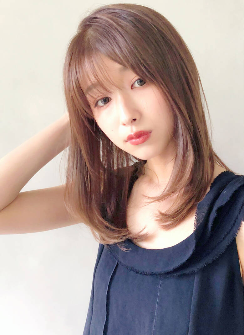 ナチュラル ロング ストレート アンニュイほつれヘア Kyli表参道 トキタ マサヒロ Kyli表参道 Hair
