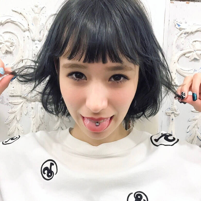 ダブルカラー 外国人風カラー ストリート ボブ Log 斎藤 菜穂 Hair