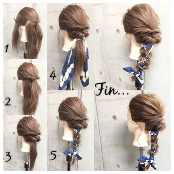 初級から上級アレンジまで セミロングの時短ヘアアレンジ10選 Hair